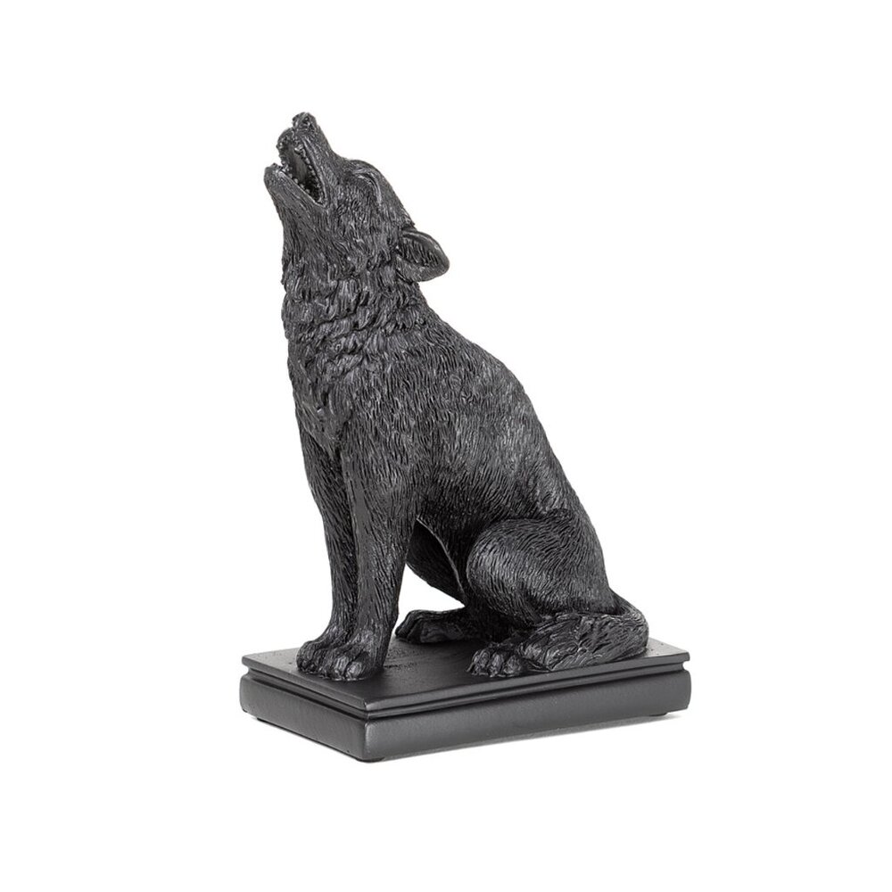 Wolf Candle Holder Alchemy Gothic Ulula Noctis Candlestick Holder